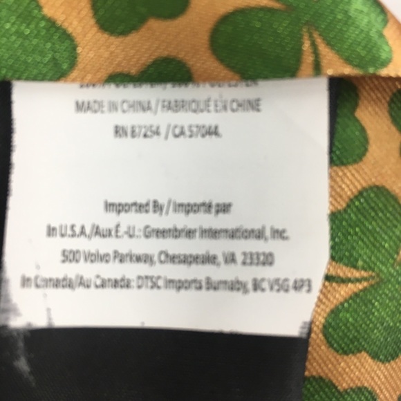 Green & Gold Irish Shamrock St Patrick’s Day Tie ☘️ - Picture 5 of 5